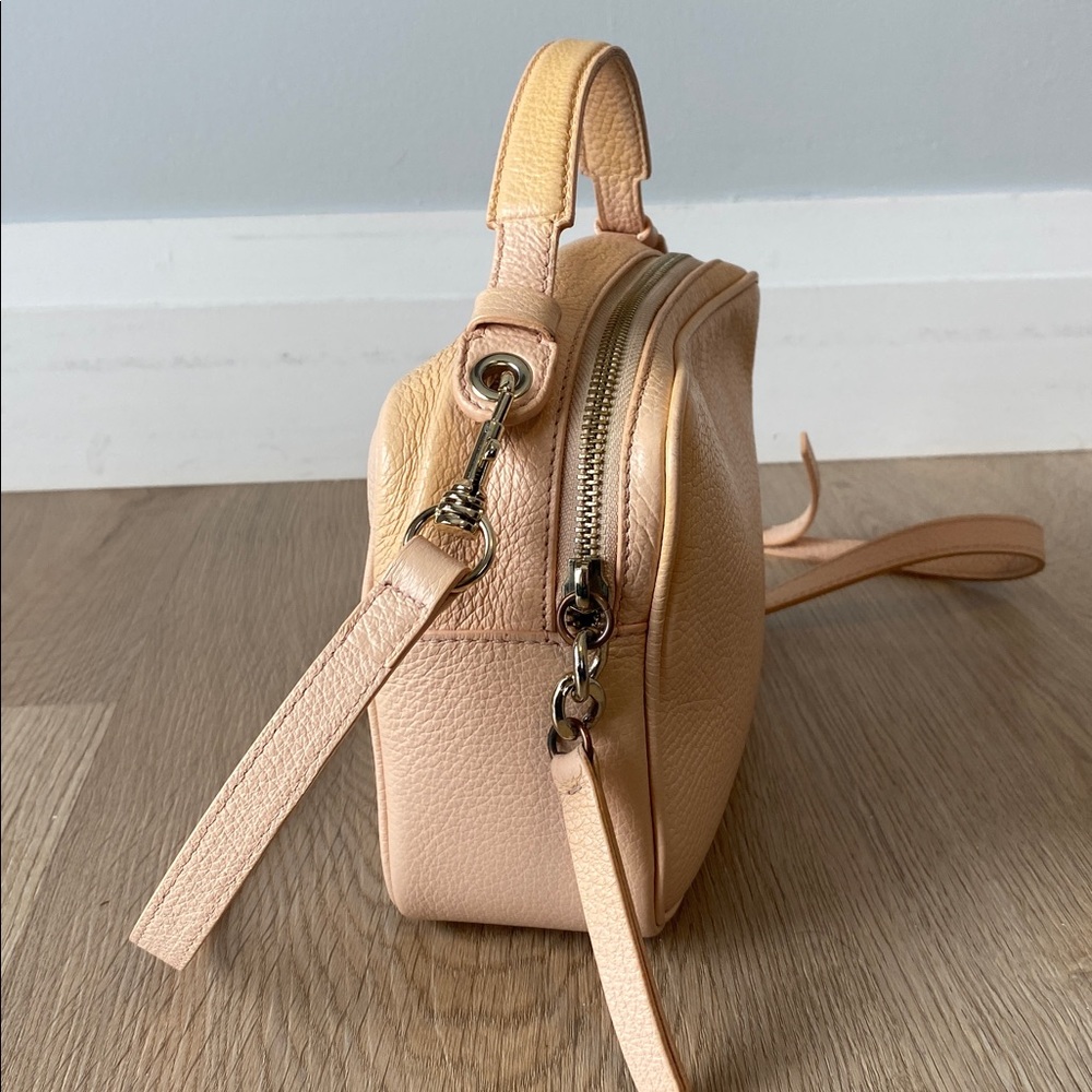 Versace Collection Blush Leather Crossbody Bag - Picture 7 of 14